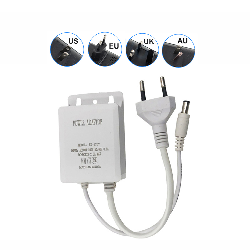 Outdoor Power Plug - Outdoor AC 100-240V Input DC 12V