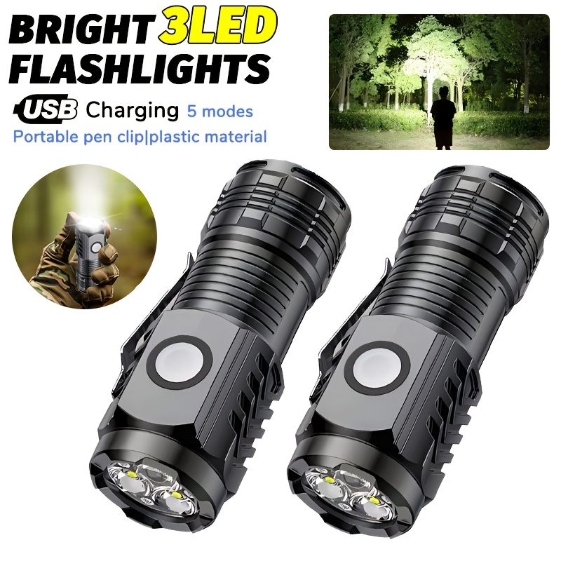 Outdoor Power Supply - Portable Mini LED Handheld Flashlight Powerful