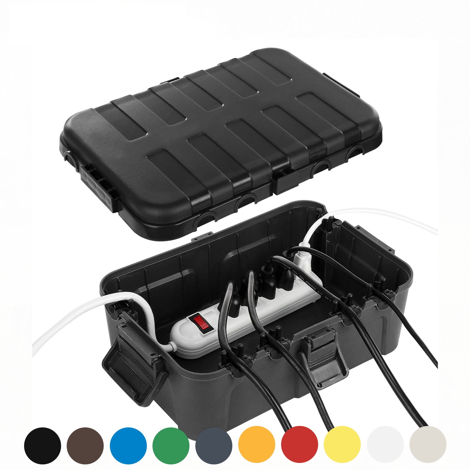 Outdoor Power Plug - Extra Large Outdoor Electrical Box,Waterproof Extension