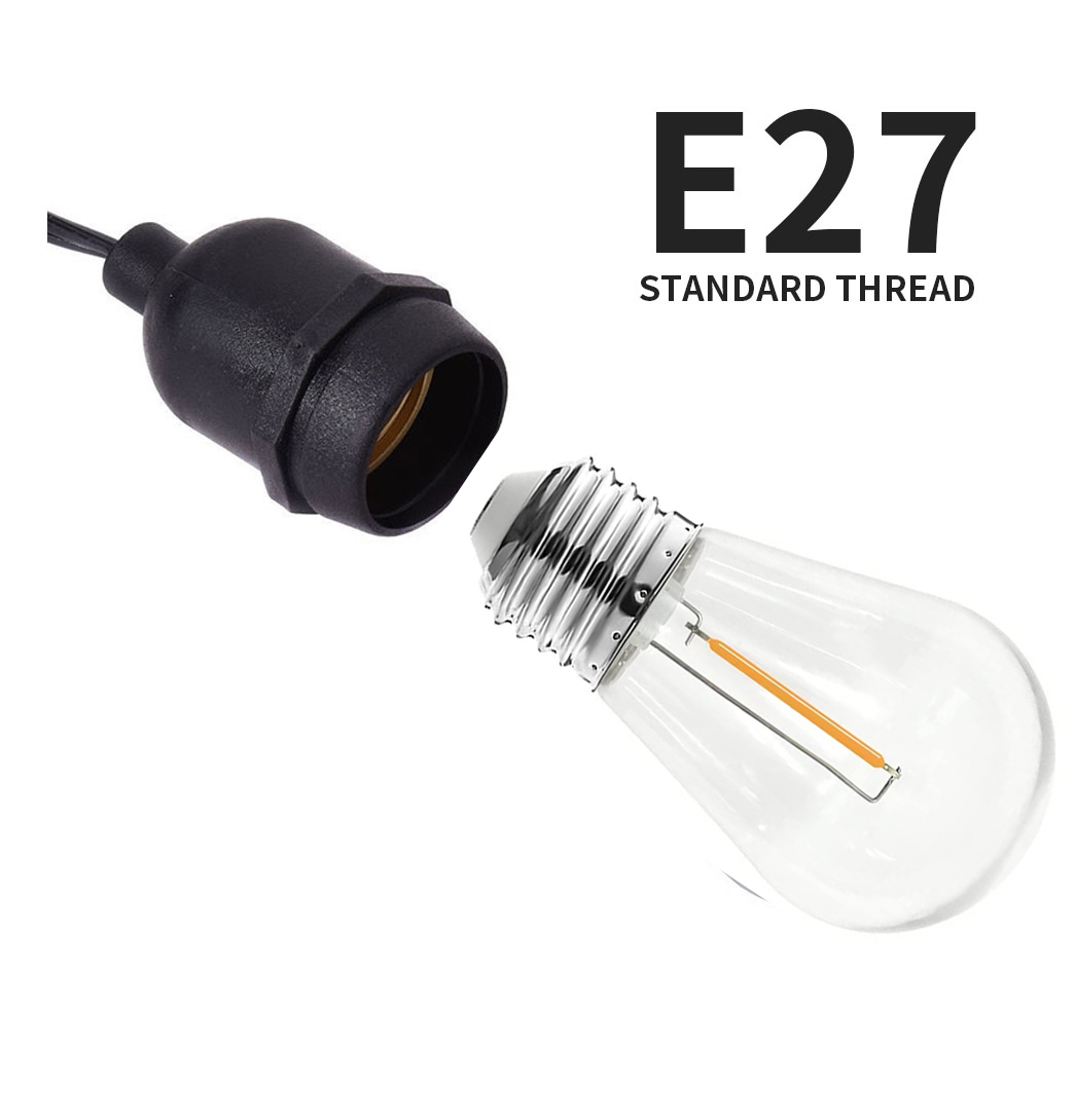 2026 New S14 E27 Filament LED  - Outdoor Power Lead Cover 评论和价格