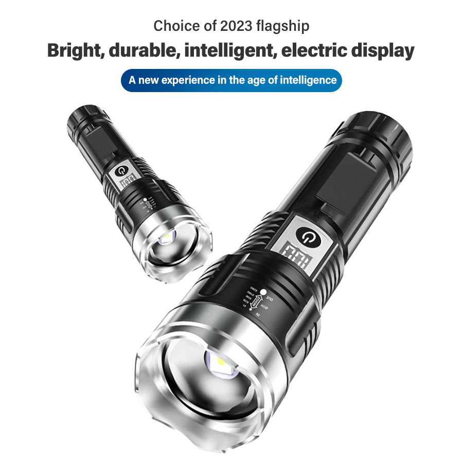 High Power 200000LM LED Flashl - Outdoor Power Supply 评论和价格