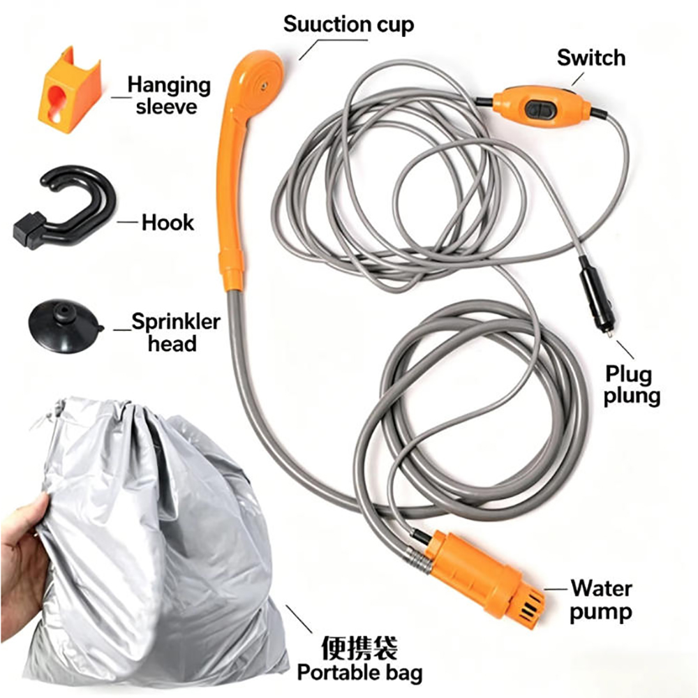 Portable 12V 24V Car Shower Ou - Outdoor Power Wash 评论和价格