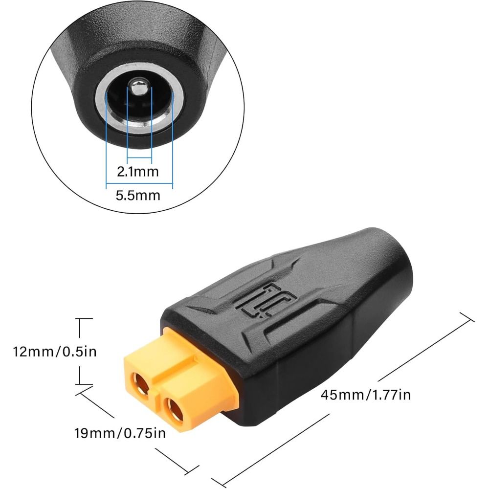 5525 7450 USB C to XT60 Adapte - Outdoor Usb Power Adapter 评论和价格