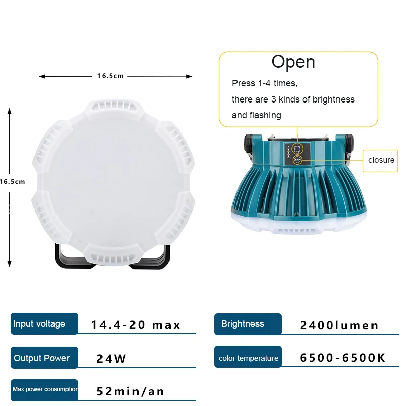 24W Portable LED Warning Light - Outdoor Power Solutions 评论和价格