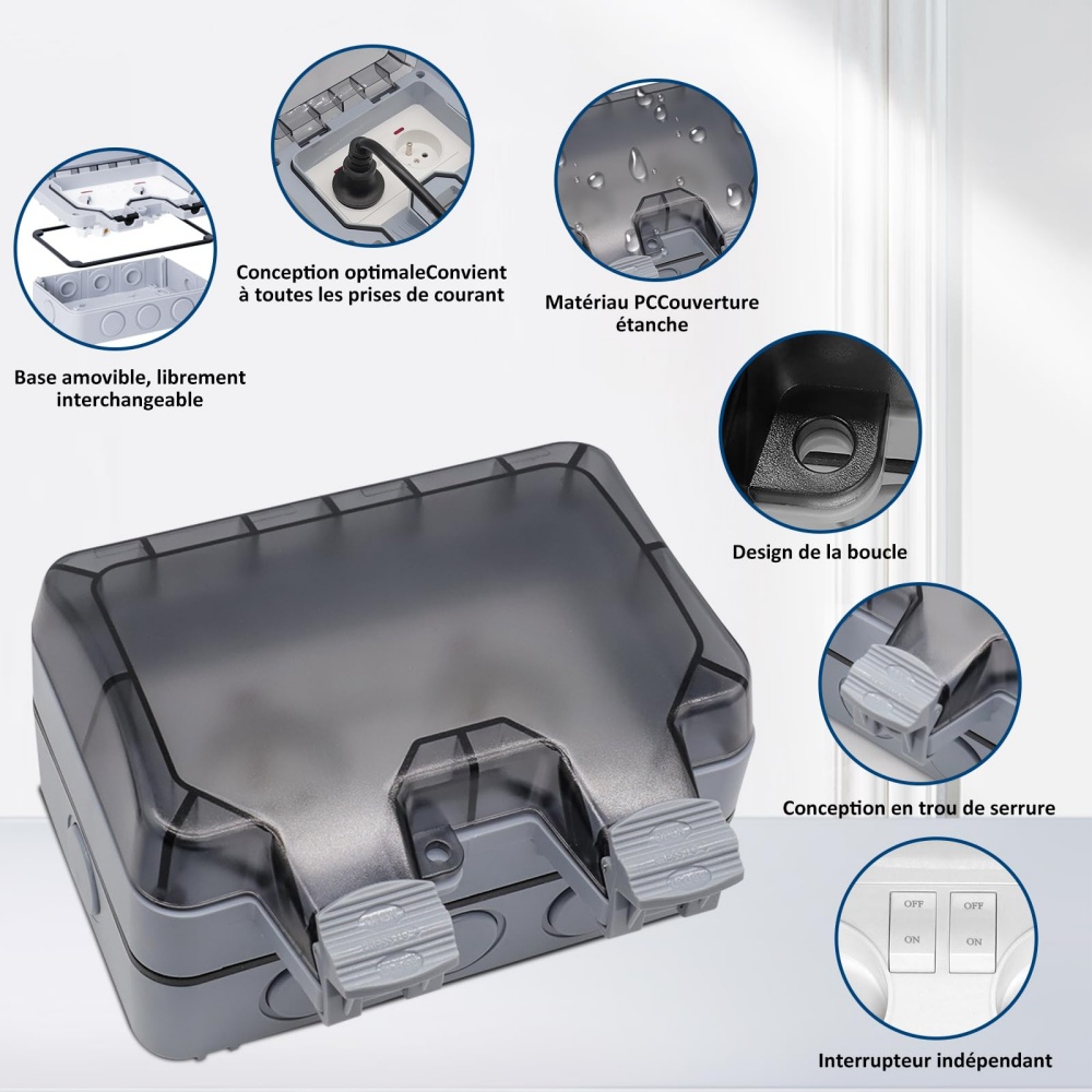 EIOMR France IP66 Weatherproof - Outdoor Usb Power Adapter 评论和价格