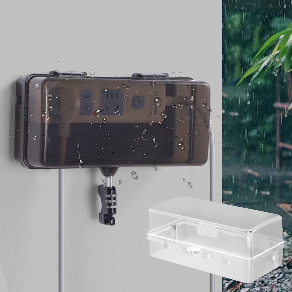 Portable Plastic Plug Box Anti - Outdoor Power Outlet Waterproof 评论和价格