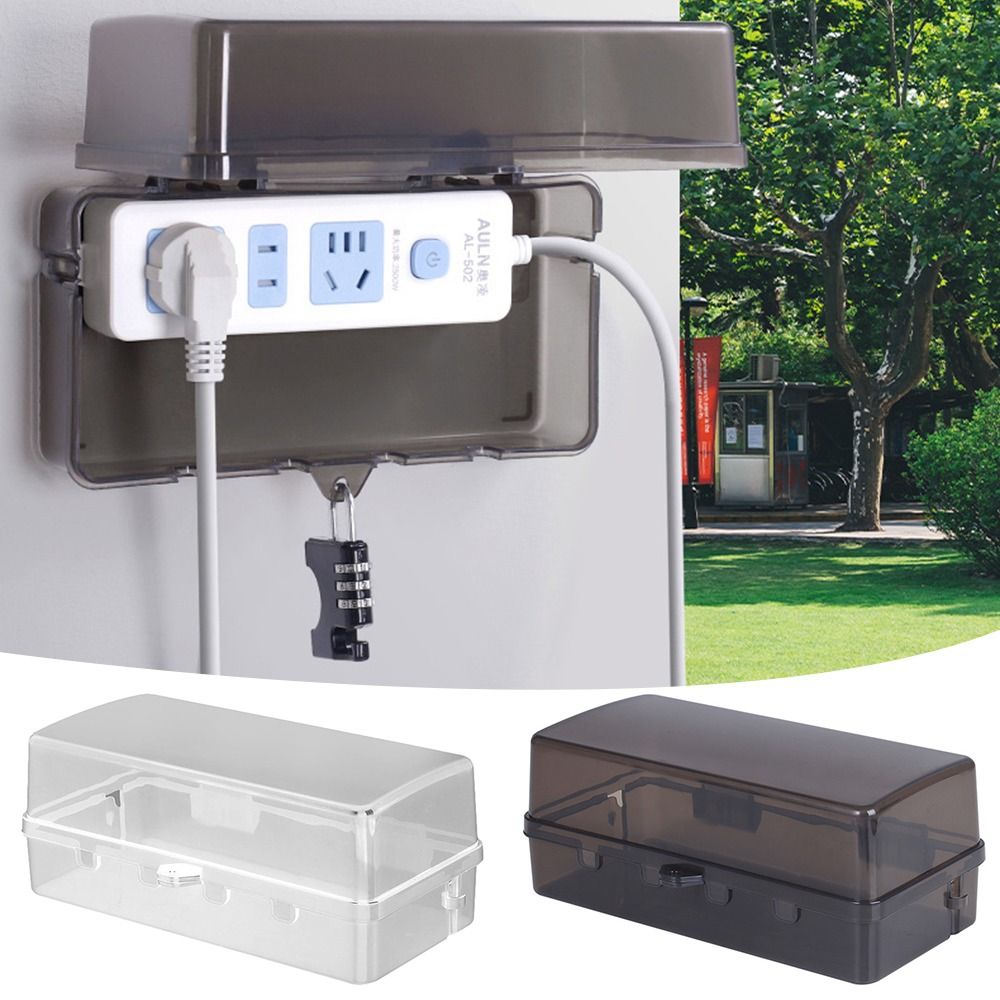 Portable Plastic Plug Box Anti - Outdoor Power Outlet Waterproof 评论和价格