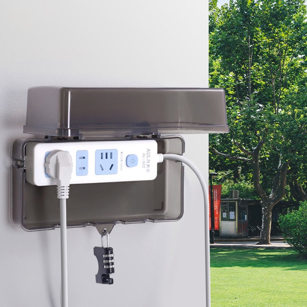 Portable Plastic Plug Box Anti - Outdoor Power Outlet Waterproof 评论和价格
