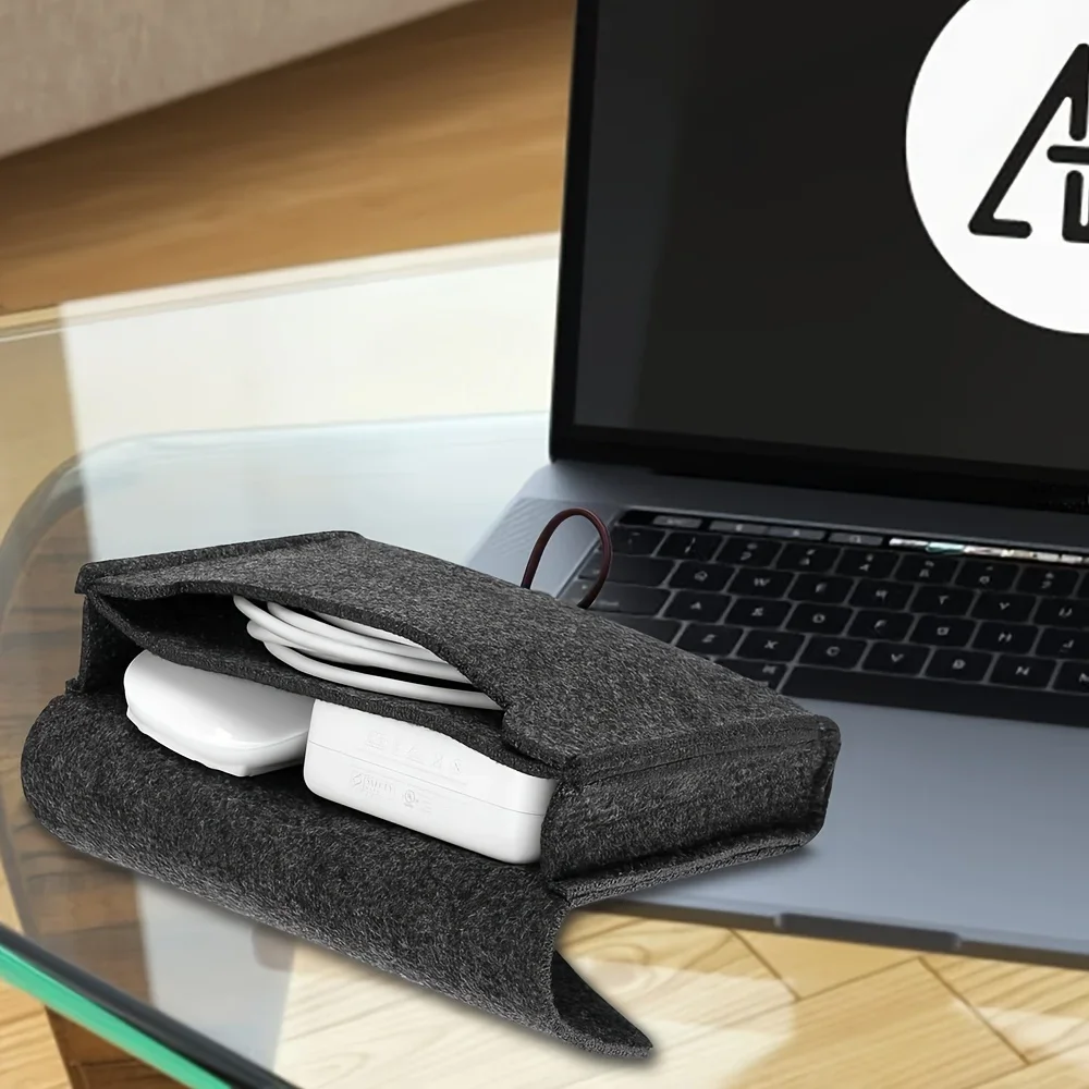 Portable Felt Cable Organizer  - Outdoor Usb Power Adapter 评论和价格