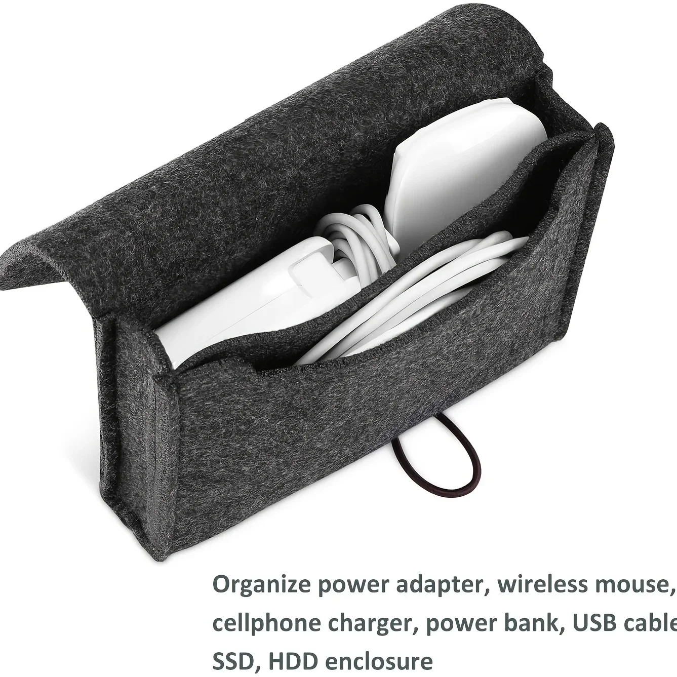 Portable Felt Cable Organizer  - Outdoor Usb Power Adapter 评论和价格
