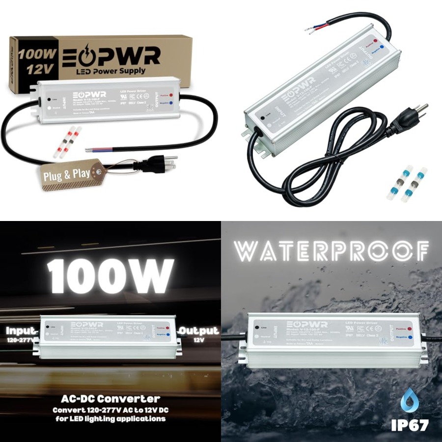 LED Driver Waterproof IP67 Pow - Outdoor Power Plug 评论和价格