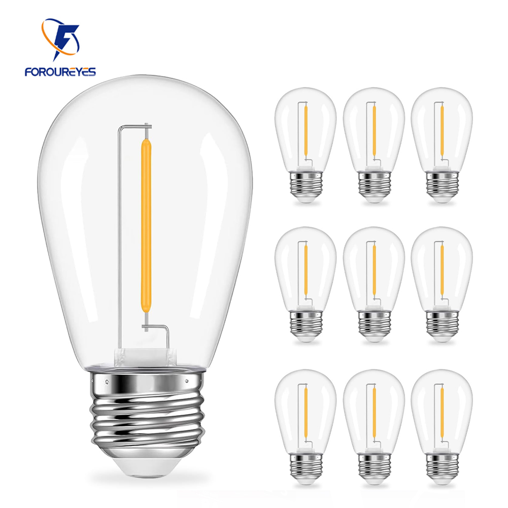 10Pack 5V 24V S14 Dimmable Fil - Outdoor Power Lead Cover 评论和价格