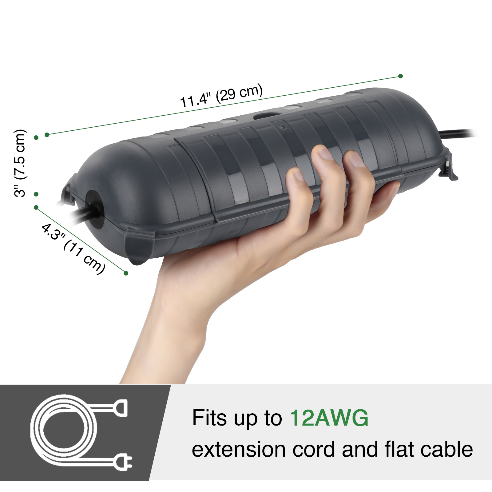 Outdoor Waterproof Connection  - Outdoor Power Lead Cover 评论和价格