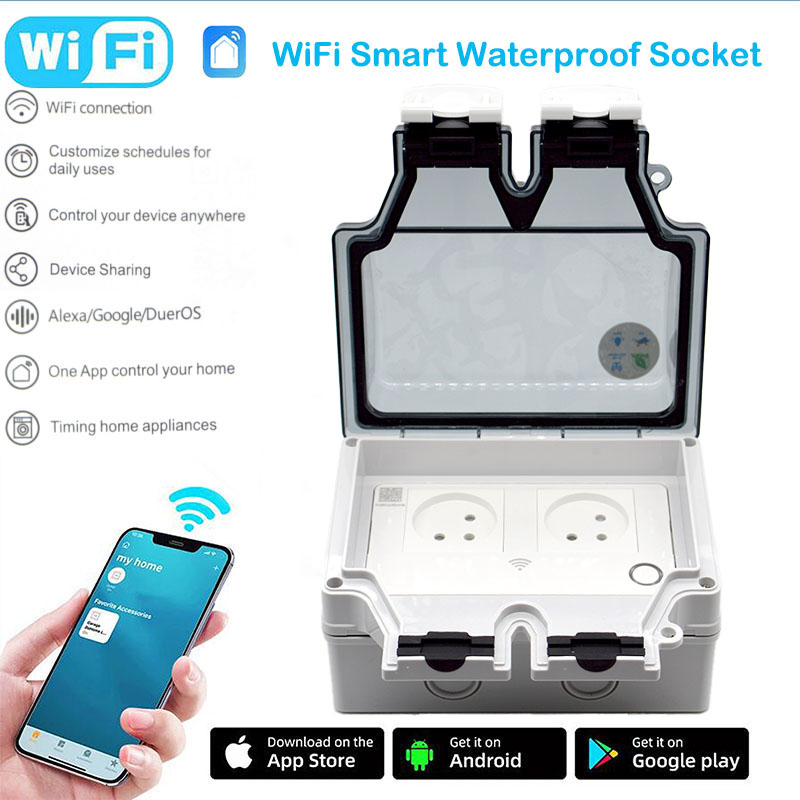 16A Smart Socket IP66 Waterpro - Outdoor Power Outlet Waterproof 评论和价格