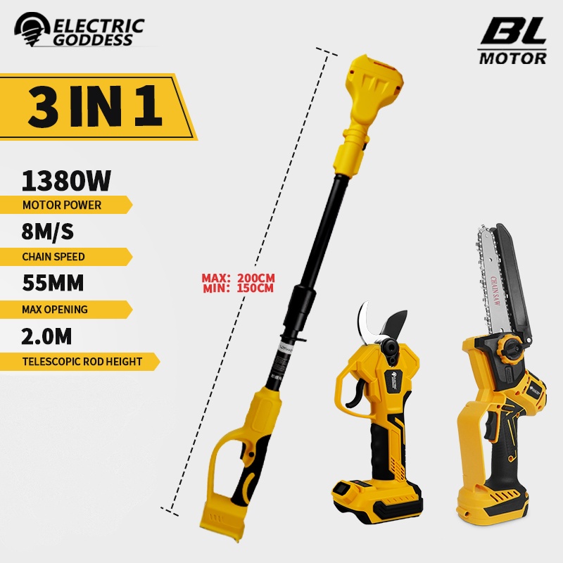 Brushless 6 Inch Electric Chai - Electric Chainsaw Battery 评论和价格
