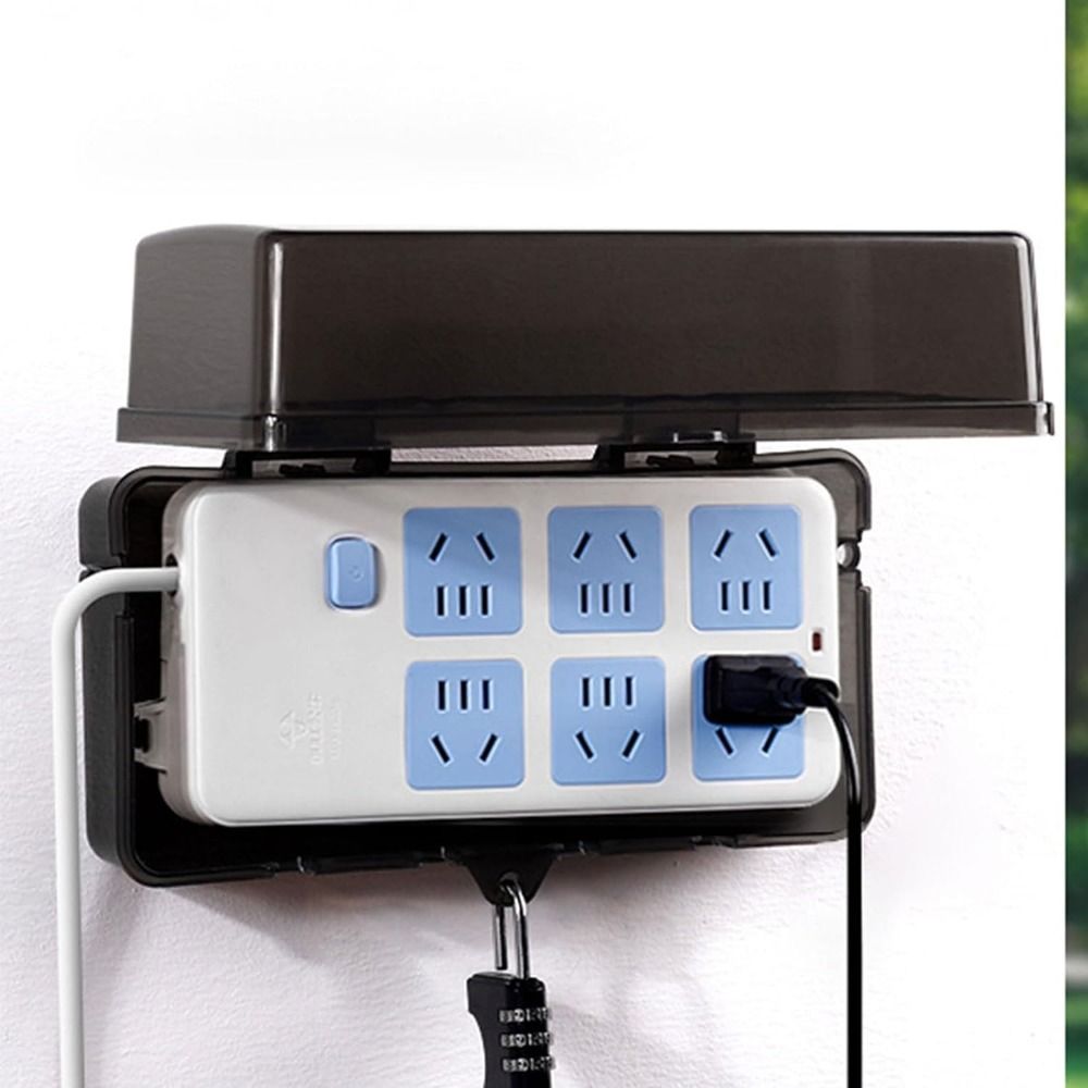 Durable Plastic Plug Box Water - Outdoor Power Lead Cover 评论和价格